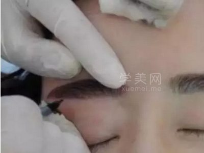纹眉操作  学美网